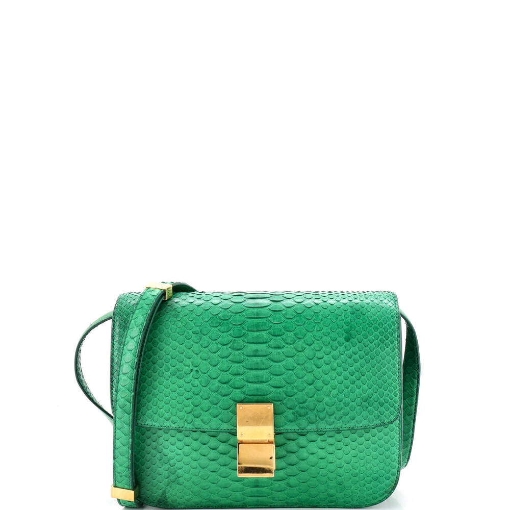 Celine Small Classic Box Bag Python